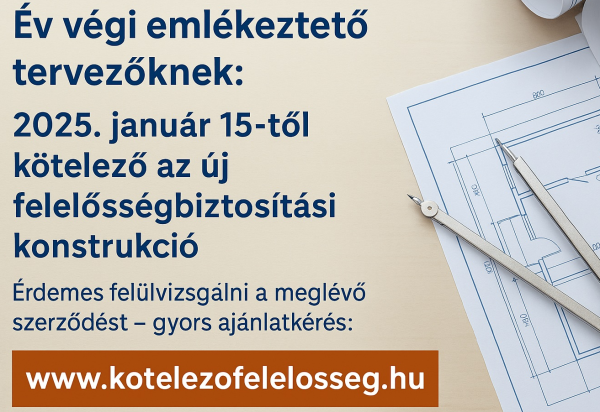 Felelősségbiztosítási szerződések év végi aktualizálása